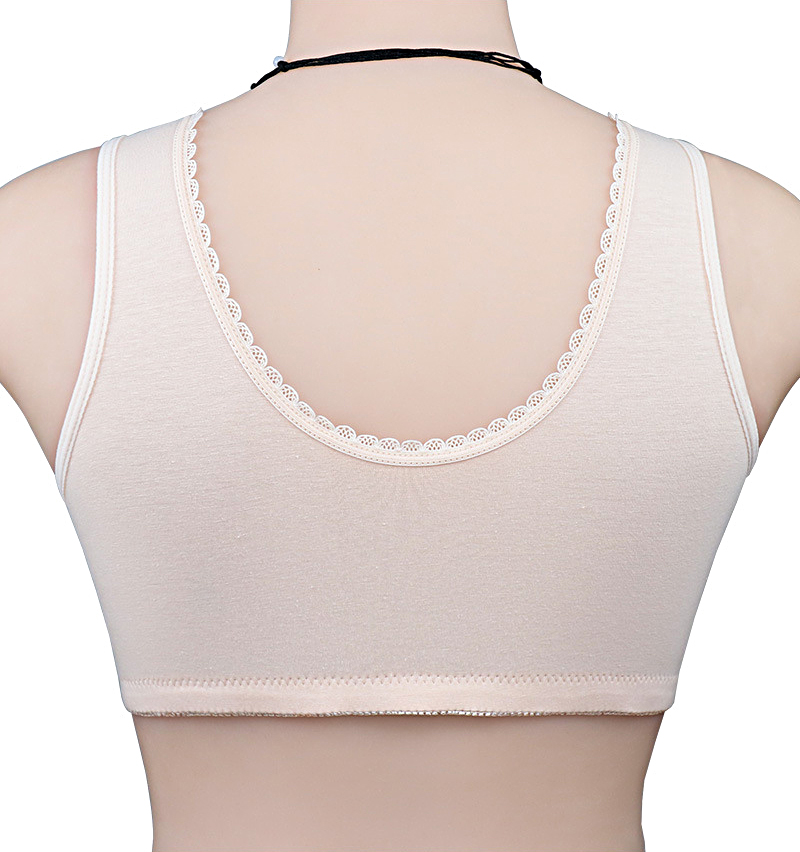 女性用、全面カバー、前留めタイプ、ワイヤーなし、パッドなし、 - Bralette Triangle Set のレビューと価格